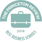 Princeton Review 2018 Best Business School Badge