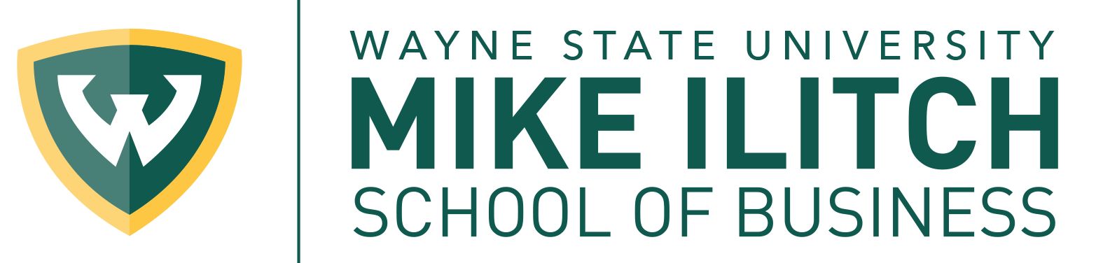 Wayne State University Mike Ilitch School of Business Logo